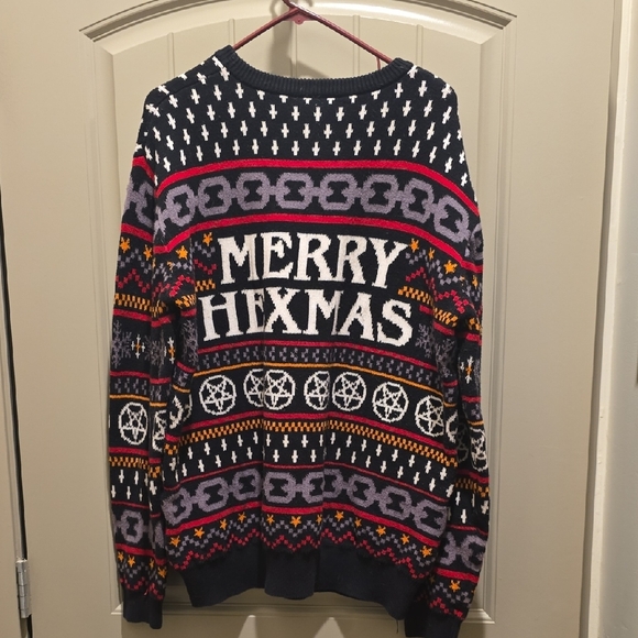 Killstar Black and Red Crewneck Sweater - Picture 3 of 3